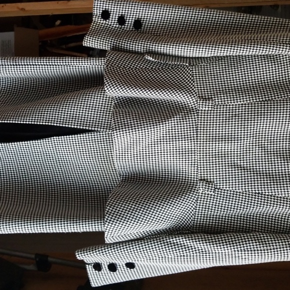 Black and white checkered pencil skirt w/matching - Picture 4 of 8